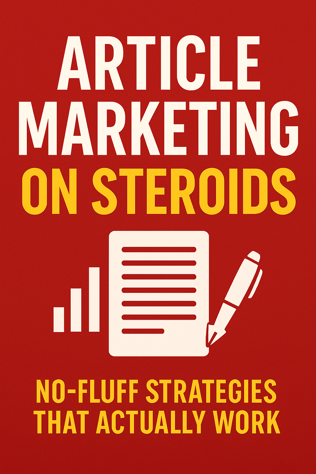 Article Marketing on Steroids: No-Fluff Strategies That Actually Work