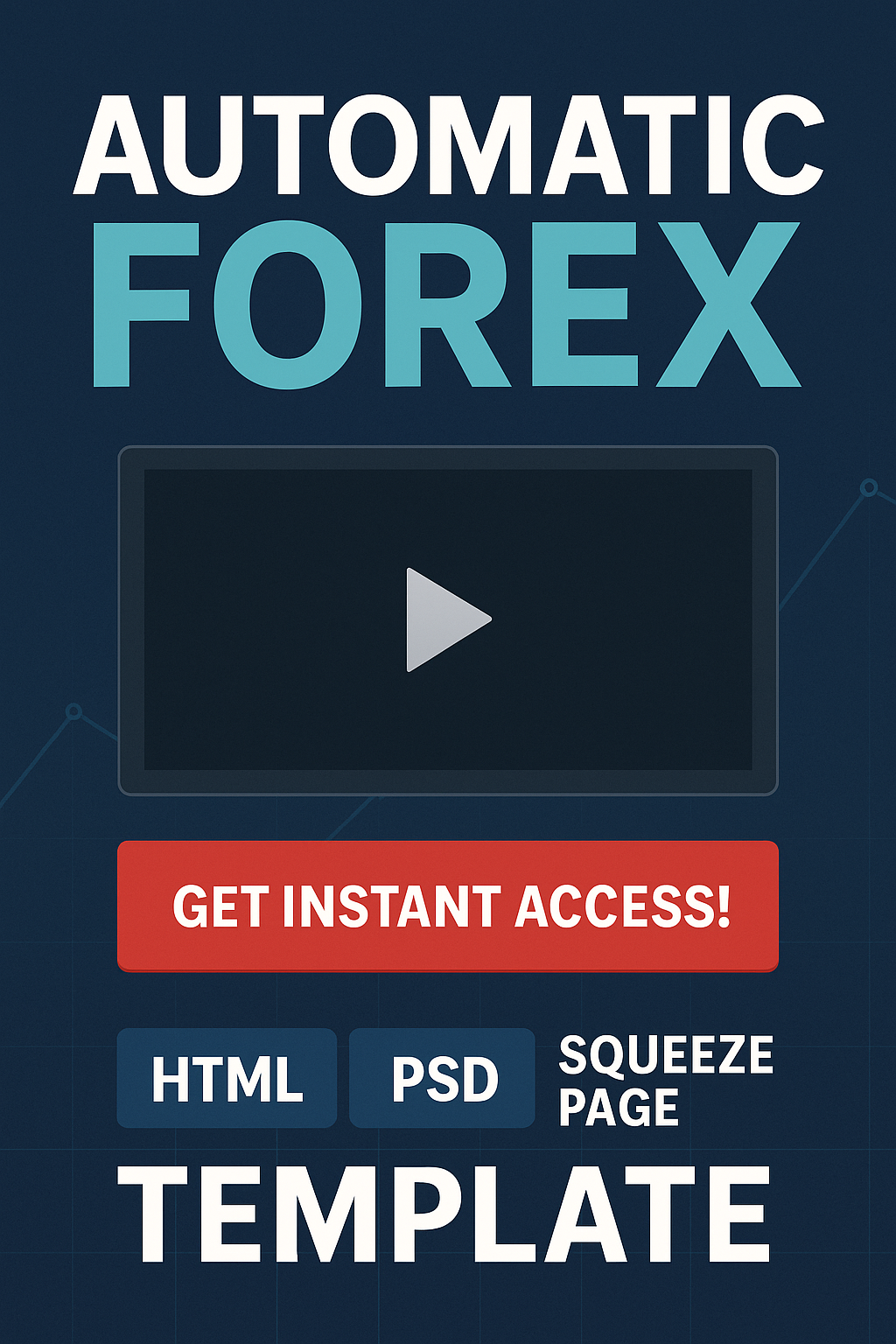 Automatic Forex – HTML + PSD Video Squeeze Page Template