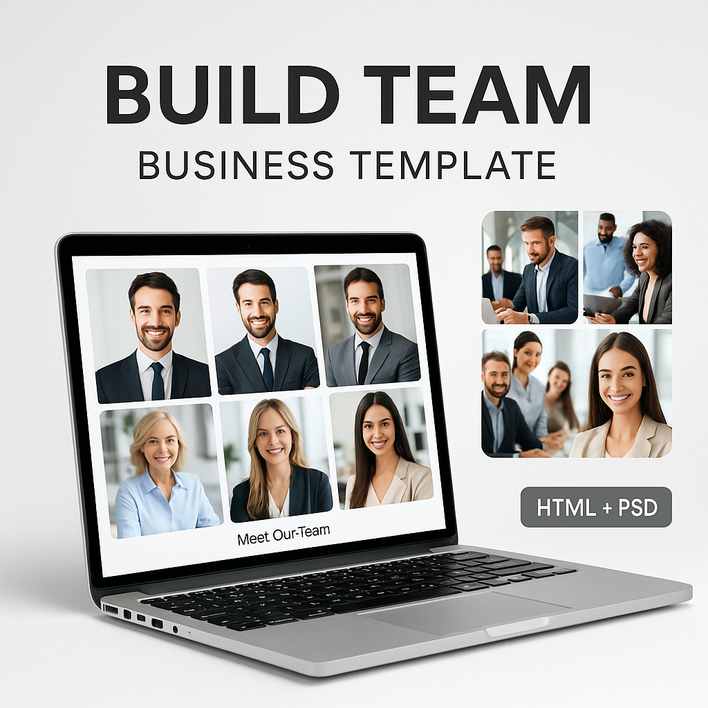 Build Team – HTML & PSD Business Template