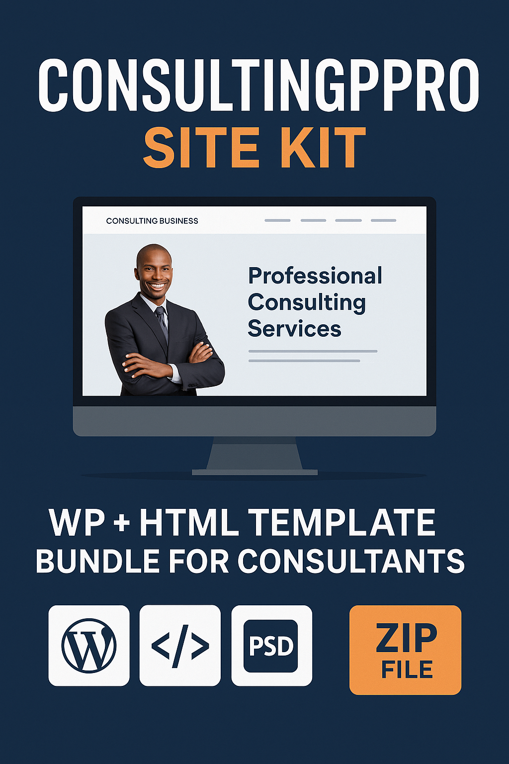 ConsultingPro Site Kit: WP + HTML Template Bundle for Consultants