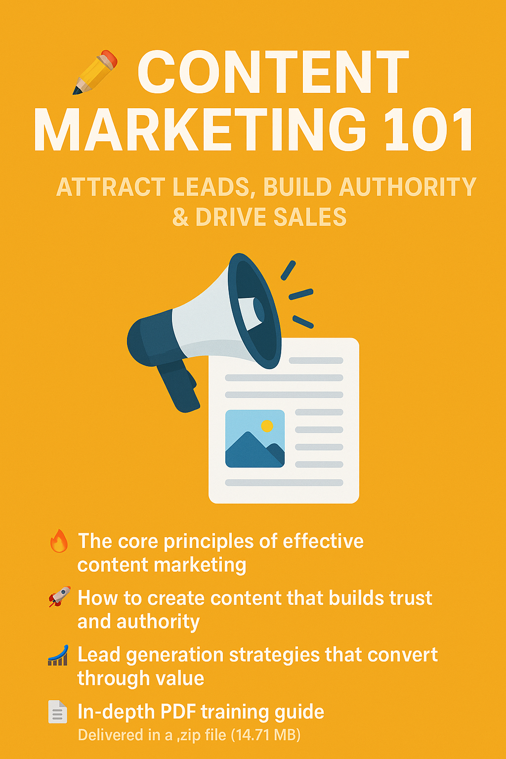 Content Marketing 101 – Attract Leads, Build Authority & Drive Sales