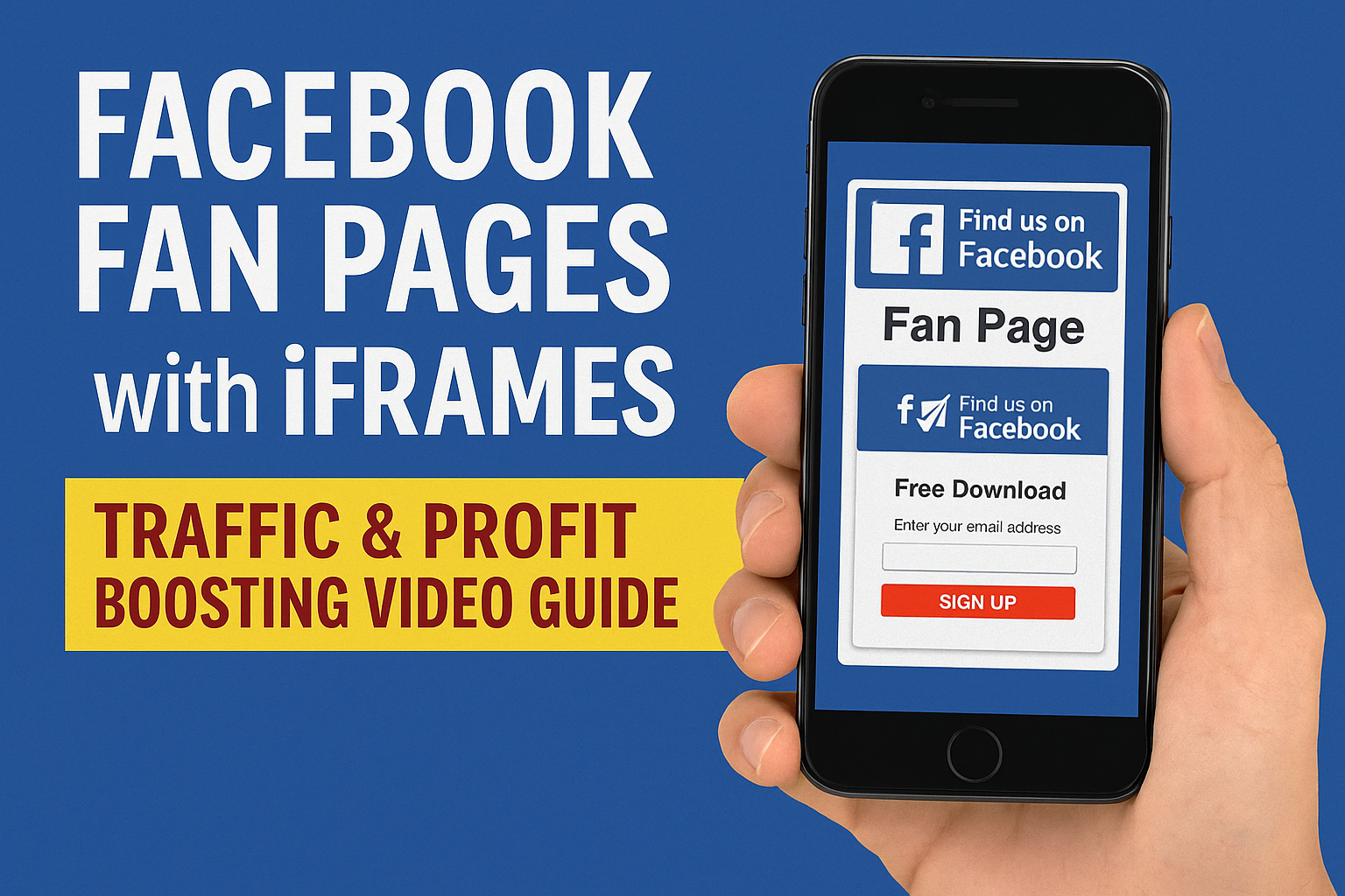 Facebook Fan Pages with iFrames – Traffic & Profit Boosting Video Guide