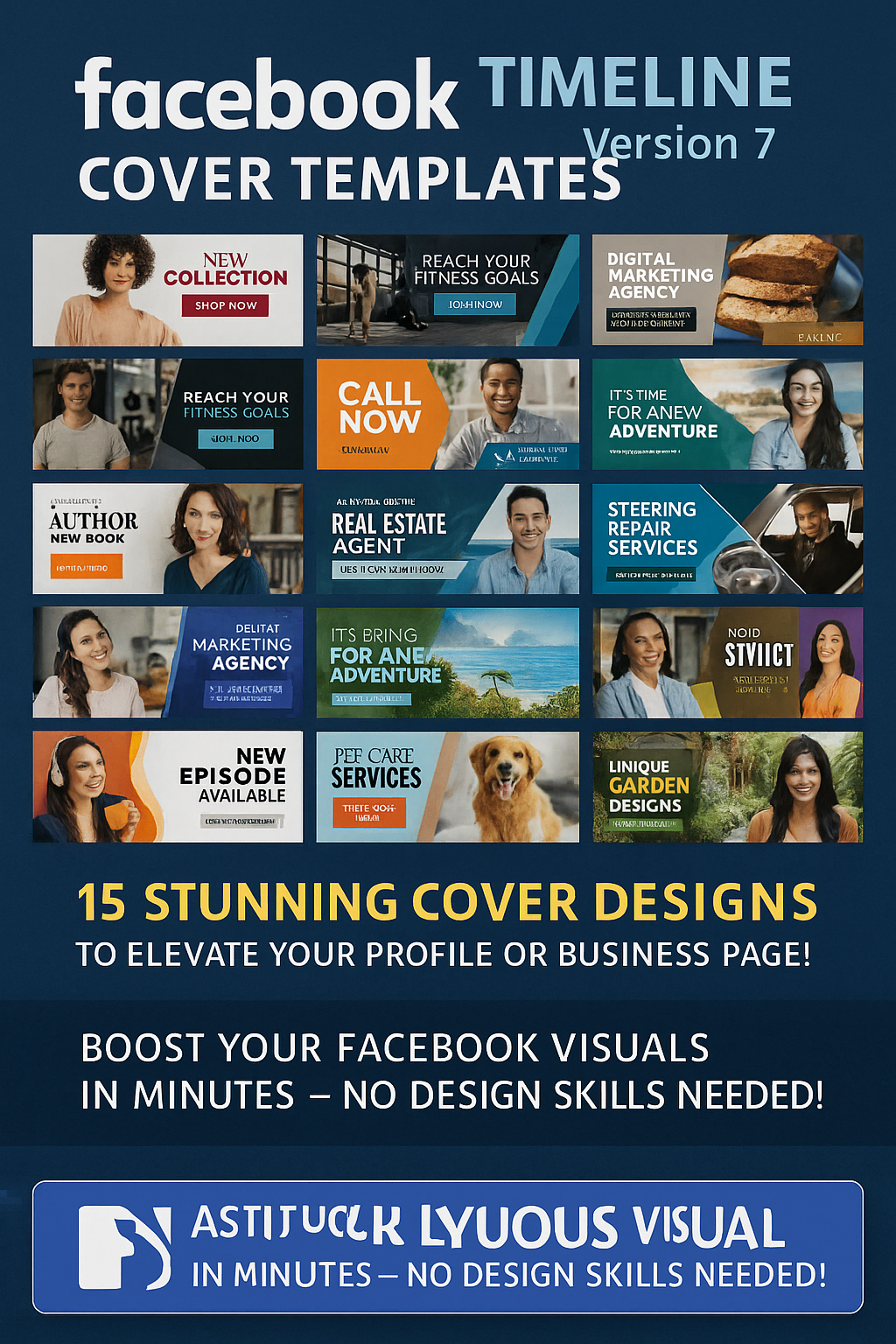 Facebook Timeline Cover Templates – Version 7