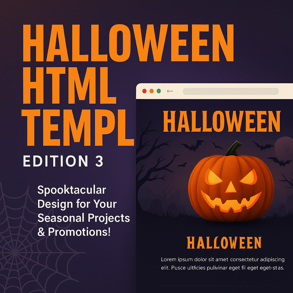 Halloween HTML Template – Edition 3