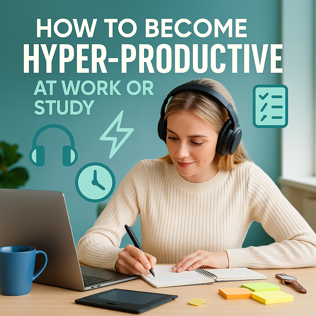 How To Become Hyper-Productive At Work or Study – Upgrade Package