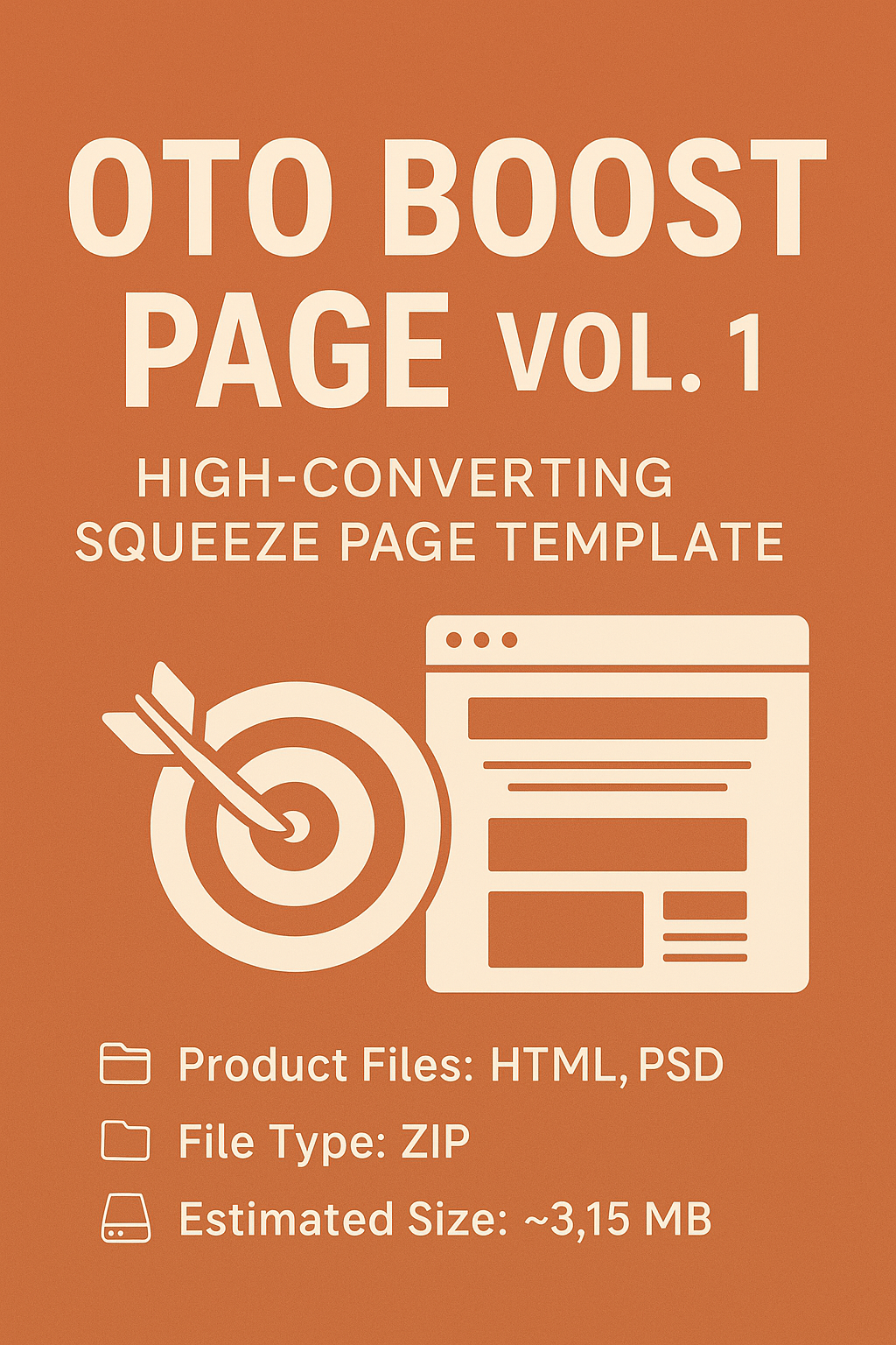 OTO Boost Page Vol. 1 - High-Converting Squeeze Page Template HTML + PSD