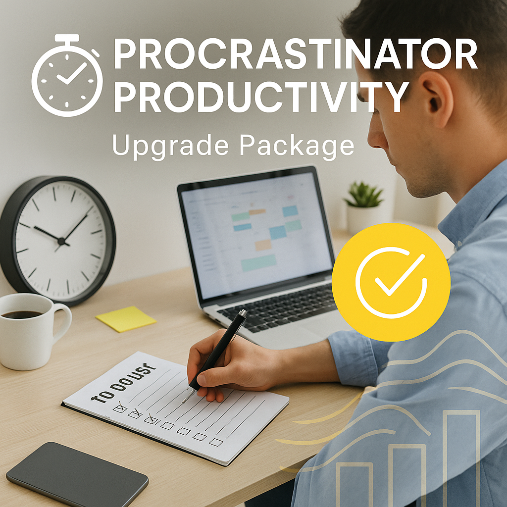 Procrastinator Productivity – Upgrade Package