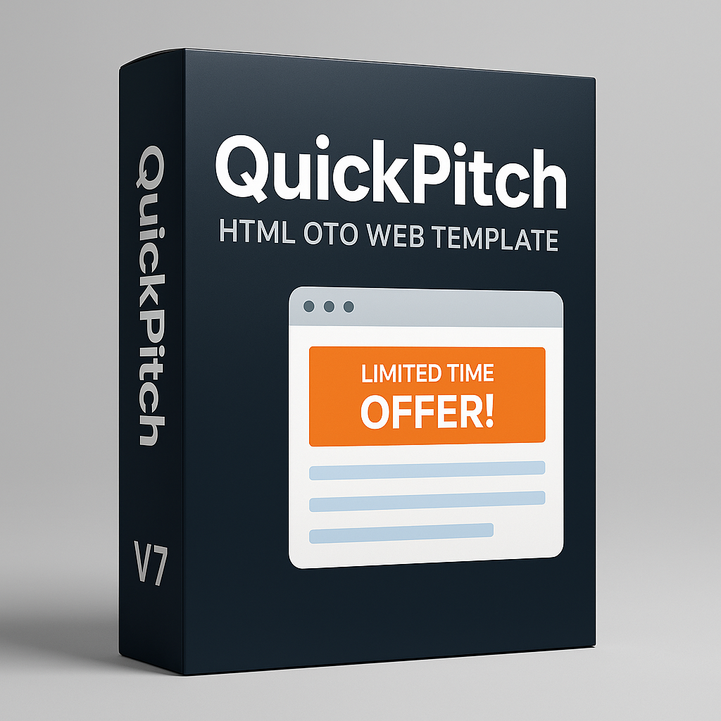 QuickPitch - HTML OTO Web Template V7