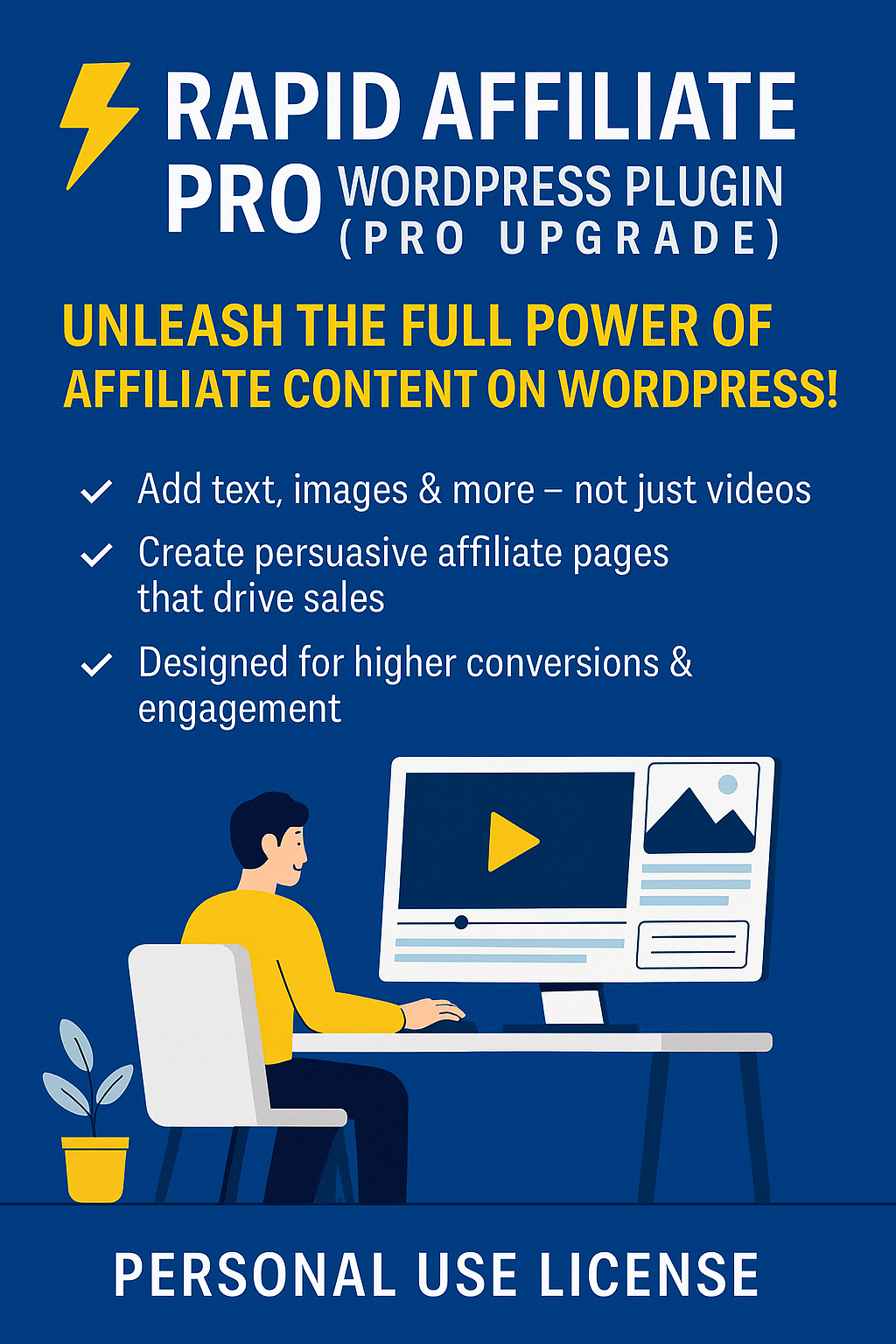 Rapid Affiliate Pro WordPress Plugin (PRO Upgrade)