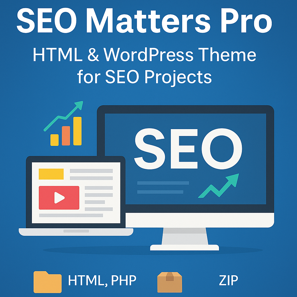 SEO Matters Pro – HTML & WordPress Theme for SEO Projects