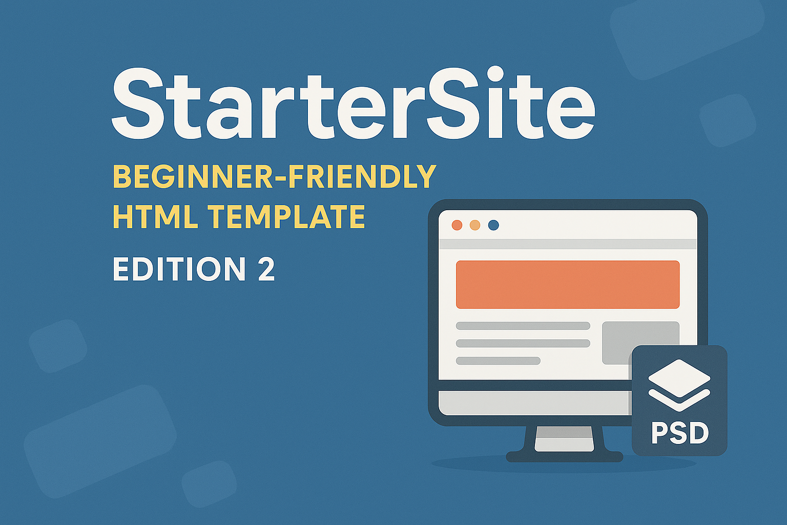 StarterSite - Beginner-Friendly HTML Template Edition 2