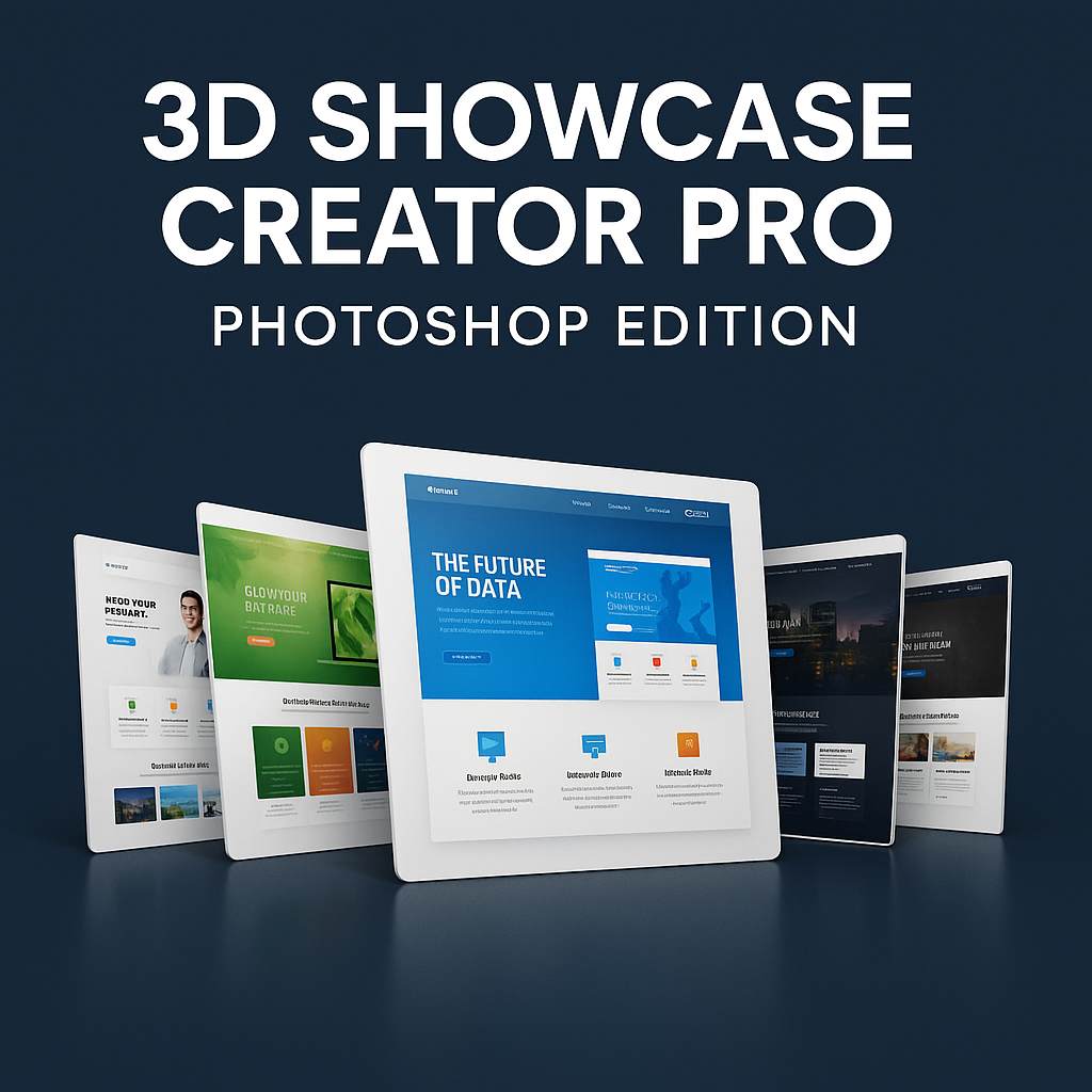 3D Showcase Creator Pro – Photoshop Edition
