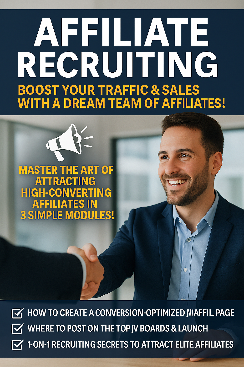 Affiliate Recruiting – Boost Your Traffic & Sales With a Dream Team of Affiliates!