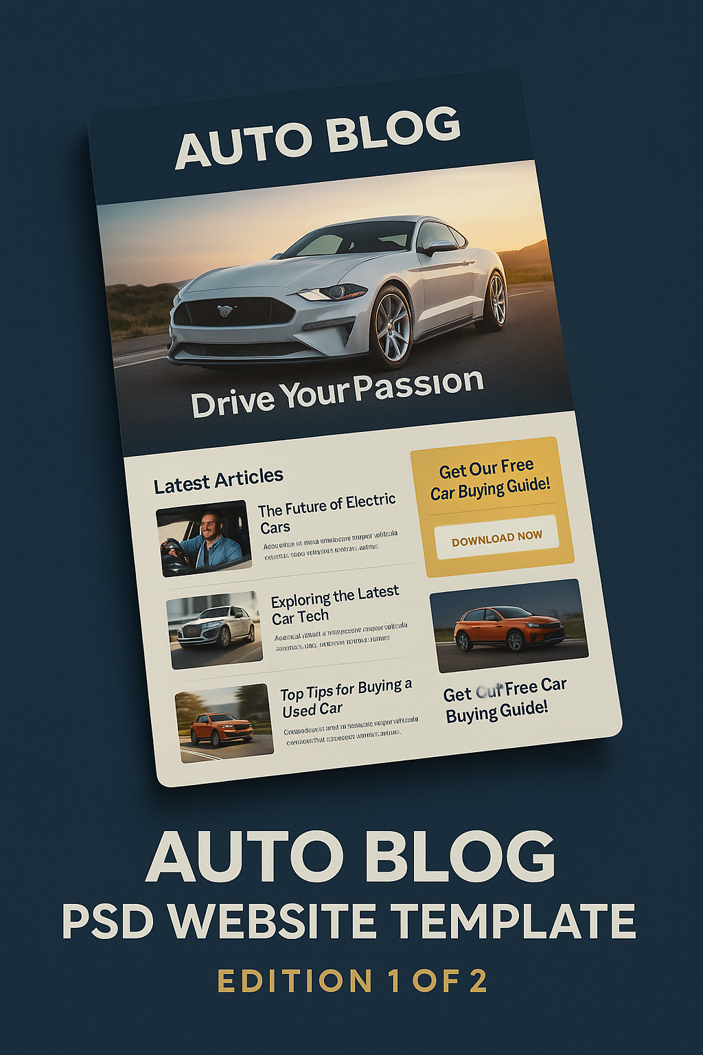 AutoBlog – PSD Website Template (Edition 1 of 2)