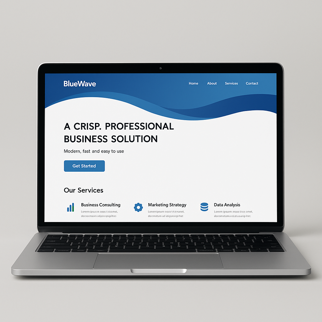 BlueWave Site Pack – HTML & PSD Template for Business Sites