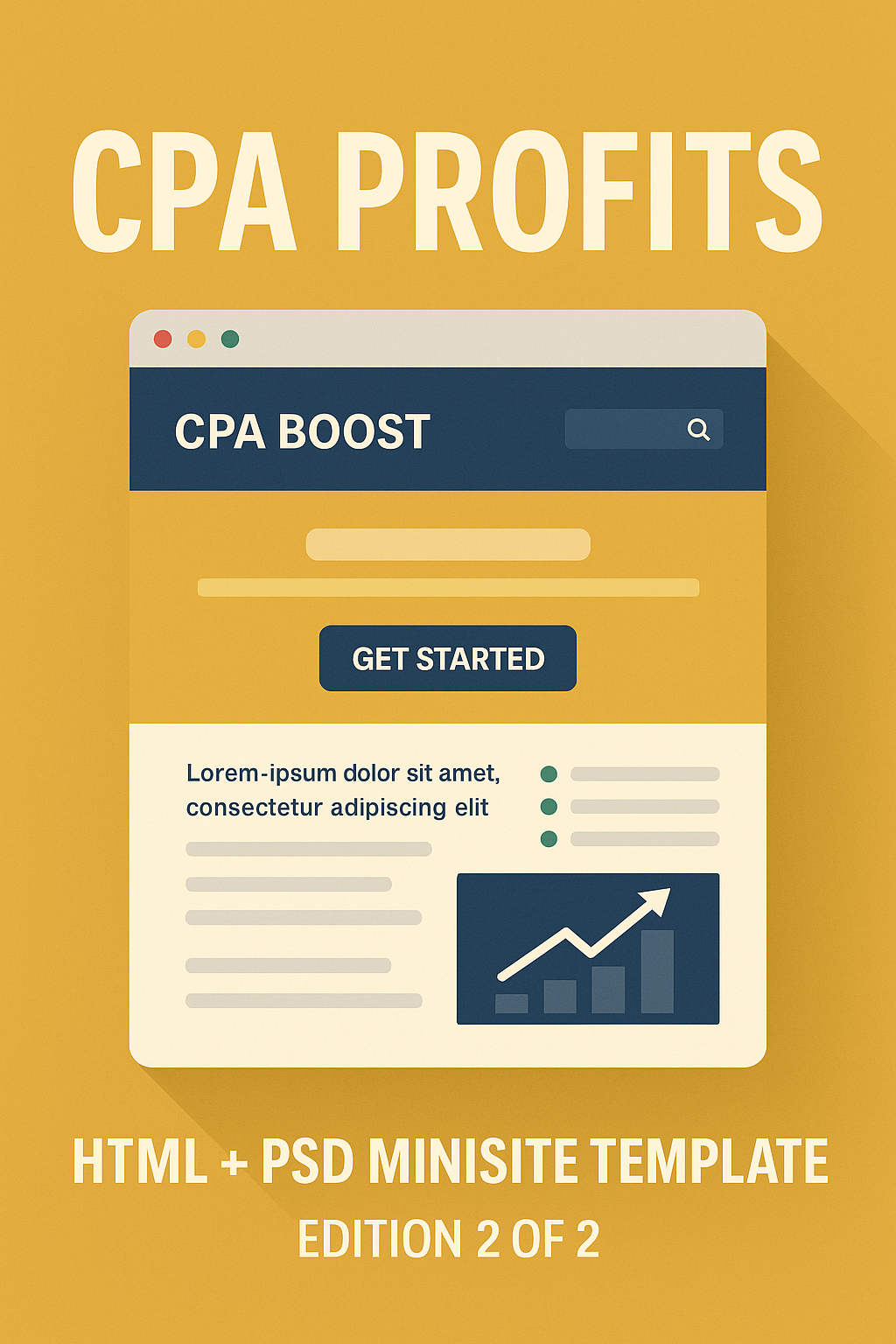 CPA Boost – HTML + PSD Minisite Template (Edition 2 of 2)