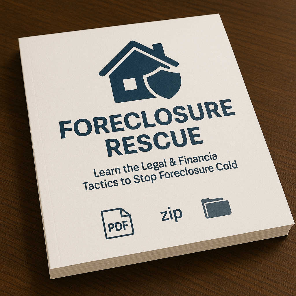 Foreclosure Rescue Blueprint – Save Your Home with Strategy