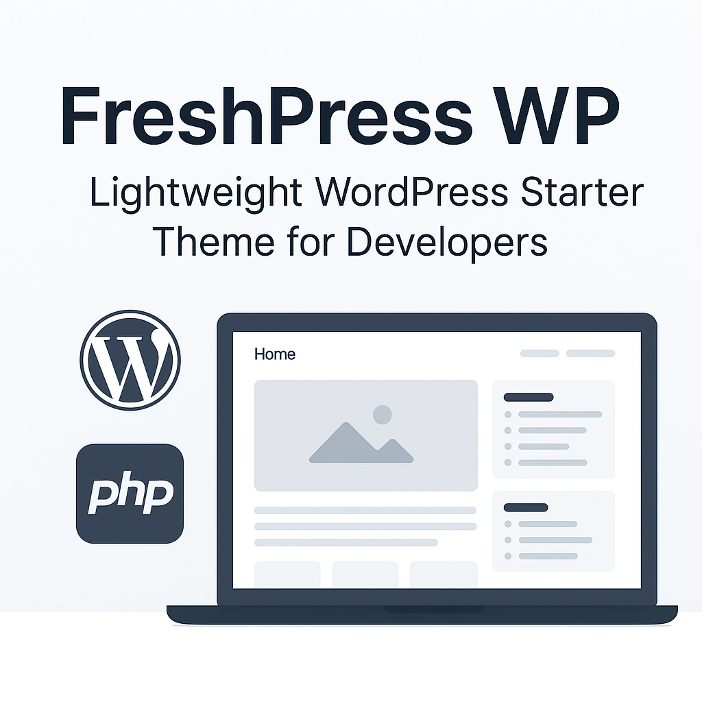 FreshPress WP: Lightweight WordPress Starter Theme