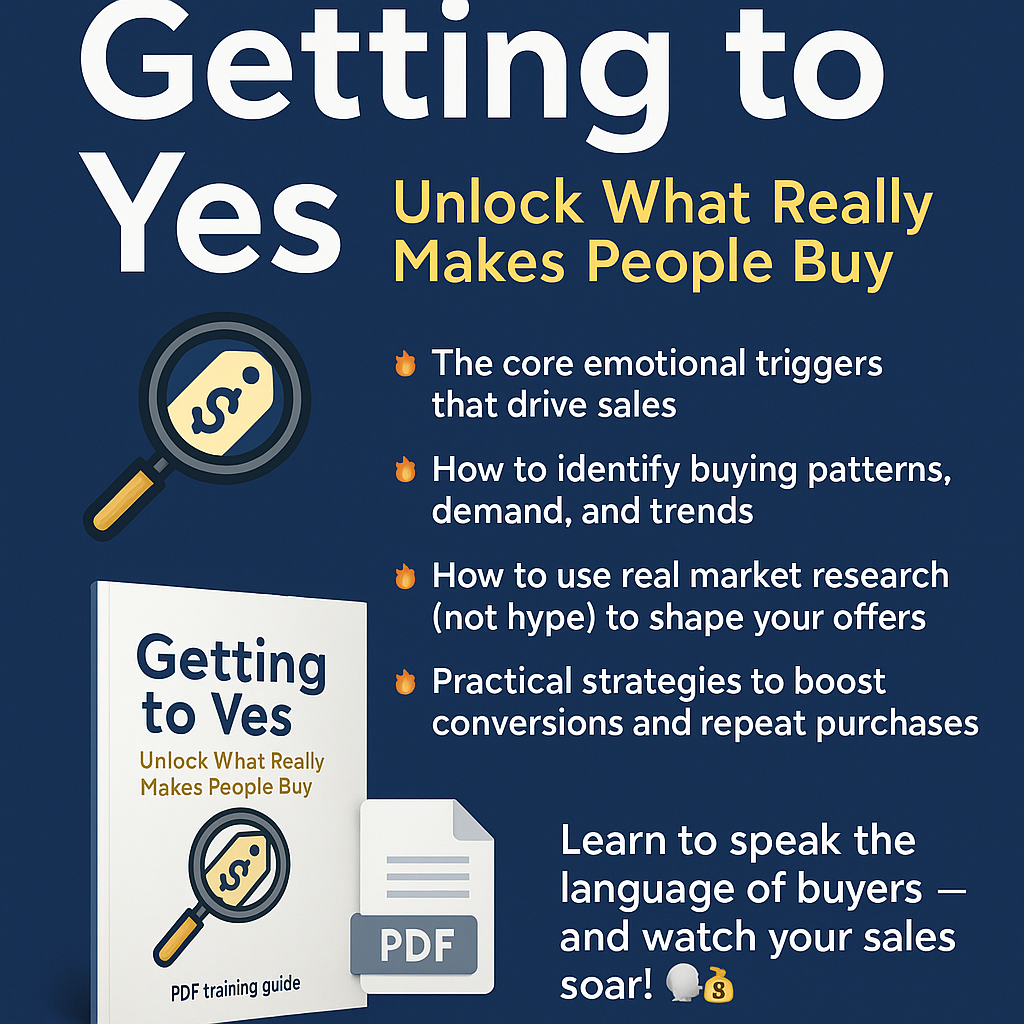 Getting to Yes – Unlock What Really Makes People Buy