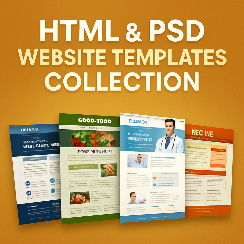 HTML & PSD Website Templates Collection
