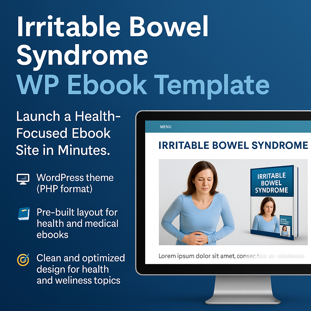 Irritable Bowel Syndrome – WordPress Ebook Template