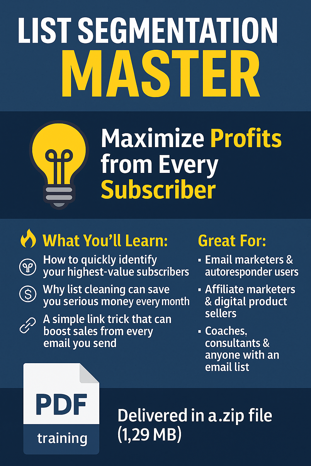 List Segmentation Master – Maximize Profits from Every Subscriber
