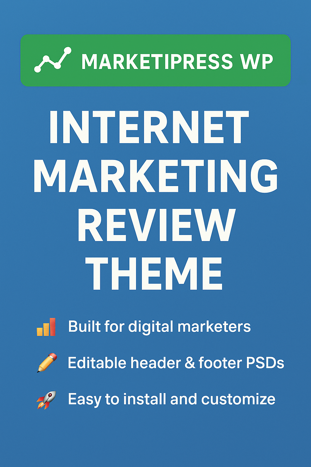MarketiPress WP - Internet Marketing Review Theme Edition 1