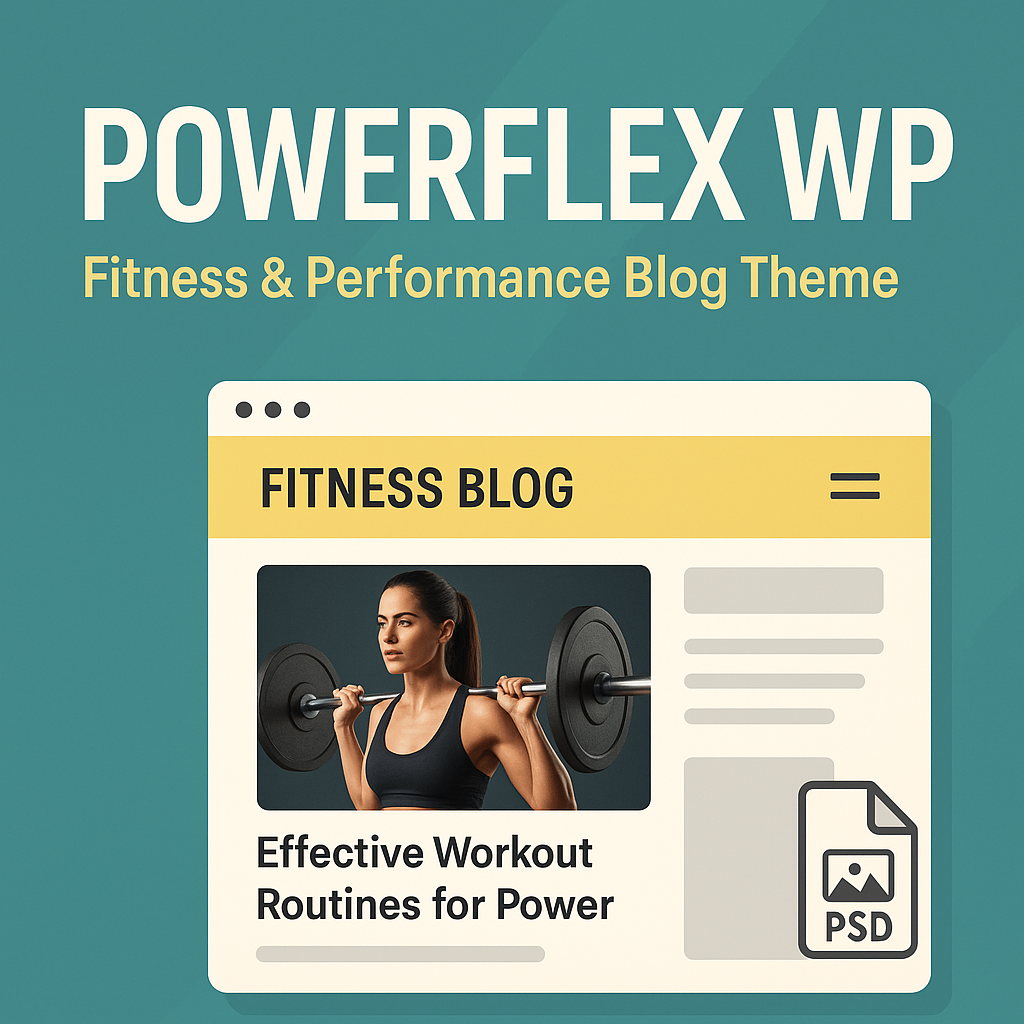 PowerFlex WP - Muscle Building Review Theme