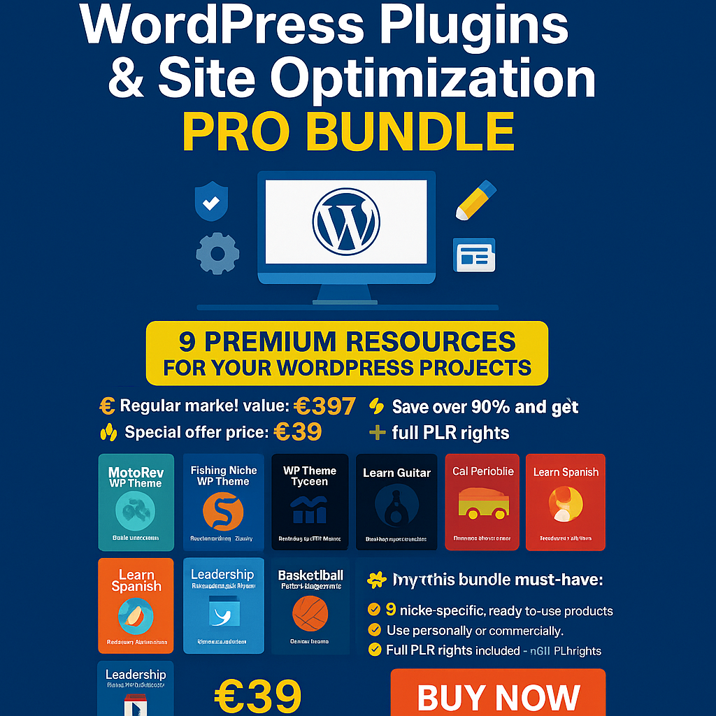 WordPress Plugins & Site Optimization Pro Bundle – Part 3: WP Niche Themes