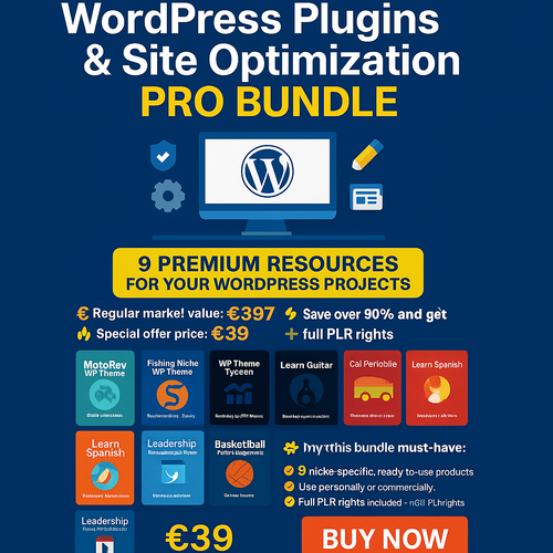 WordPress Plugins & Site Optimization Pro Bundle – Part 3: WP Niche Themes