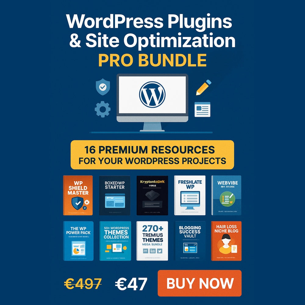 WordPress Plugins & Site Optimization Pro Bundle – Part 1: Your Site